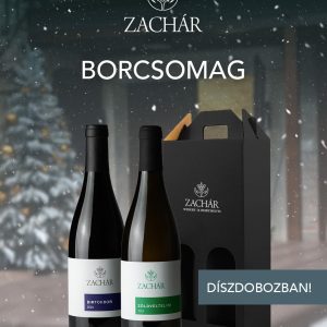 Karácsonyi díszdobozos borcsomag